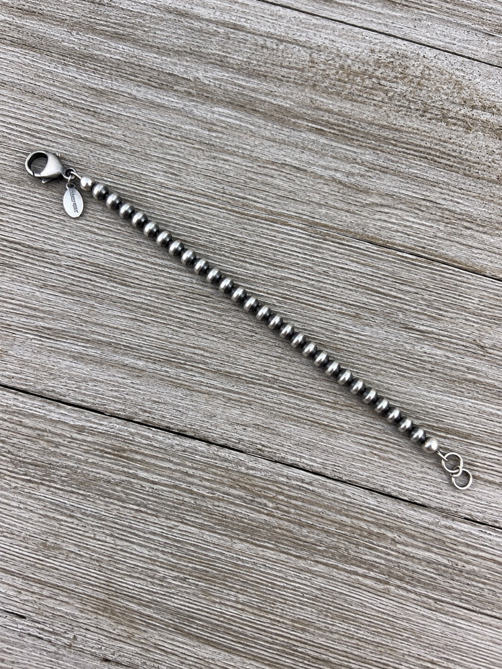 4MM Sterling Silver Desert Pearl Bead Extender- 4 inches